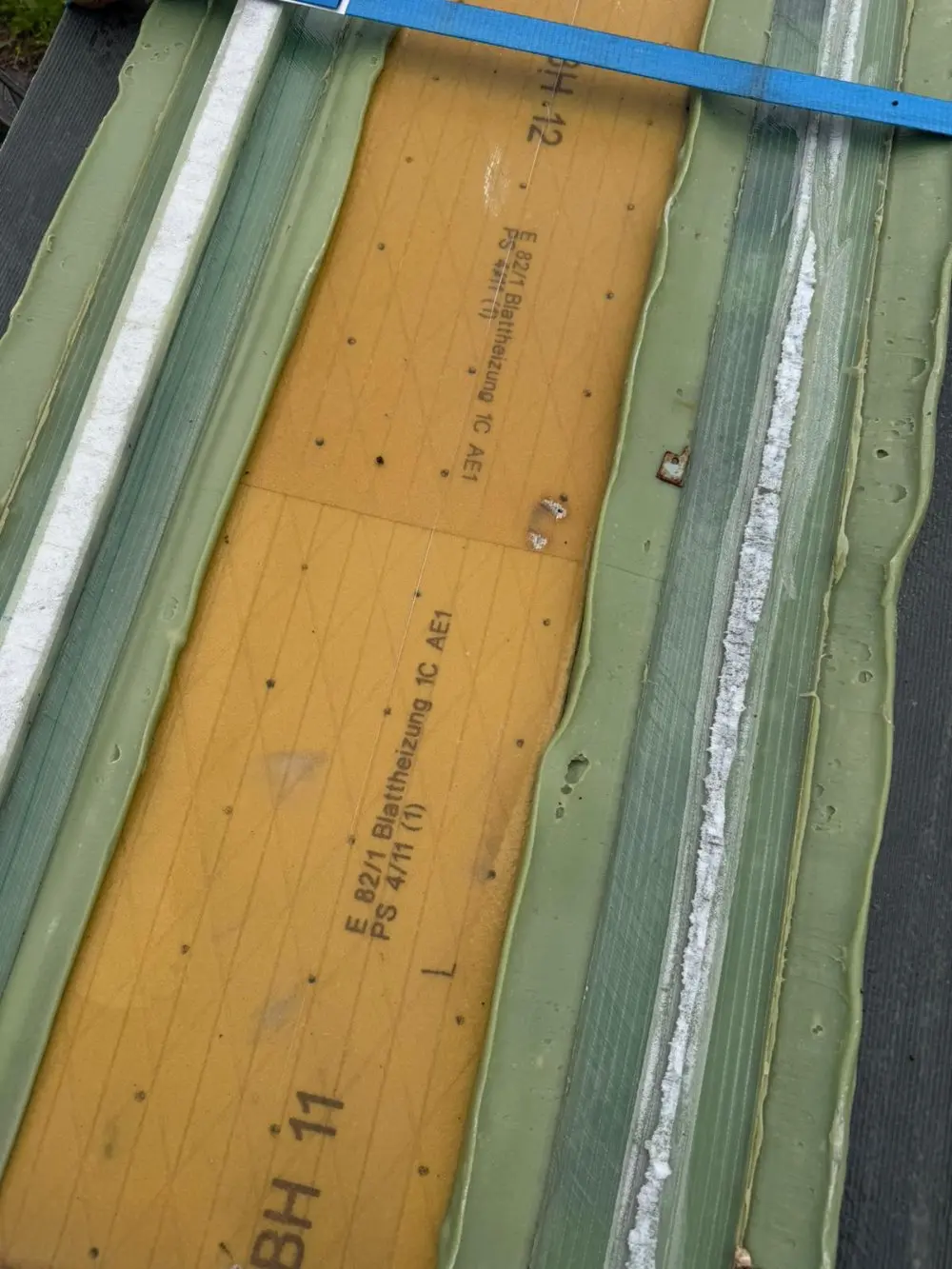 Detailaufnahme der Querschnittslagen